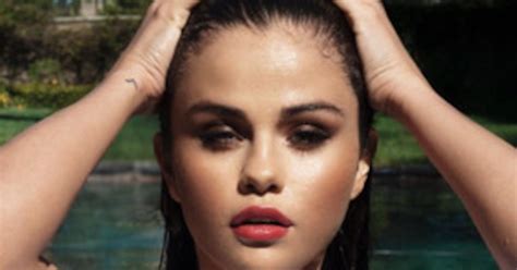 selena gomez nipples|Selena Gomezs Nipples Peek Through Her Swimsuit